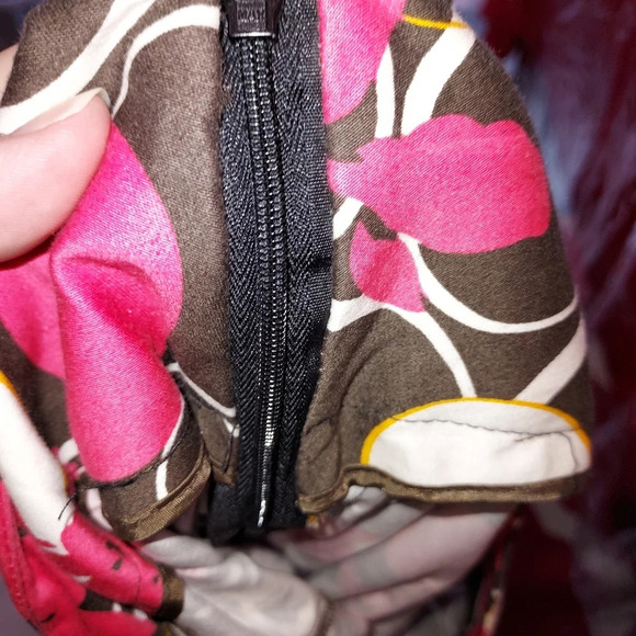 Lane Bryant Pink, Brown and White Floral Flared Skirt in Size 24 - Picture 8 of 10